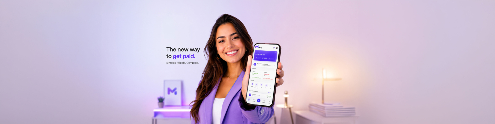 Mpay — The new way to get paid. Simples. Rápido. Completo.